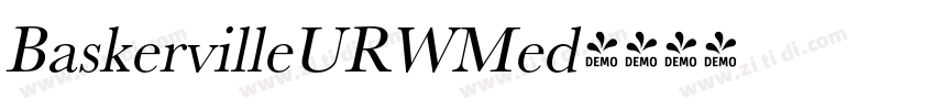 BaskervilleURWMed字体转换