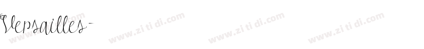 Versailles字体转换
