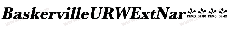 BaskervilleURWExtNar字体转换