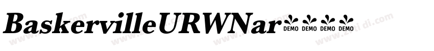 BaskervilleURWNar字体转换