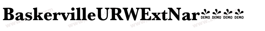 BaskervilleURWExtNar字体转换