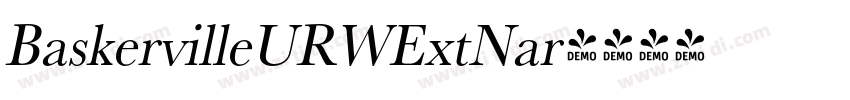 BaskervilleURWExtNar字体转换