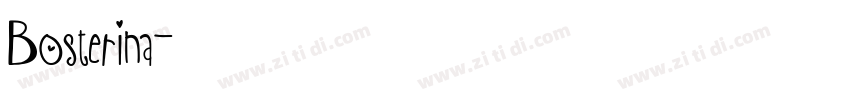 Bosterina字体转换