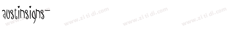 austinsigns字体转换