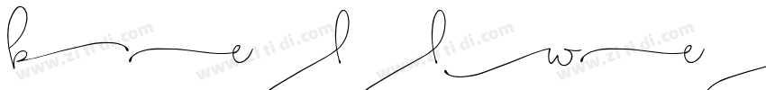 Bellwethers字体转换
