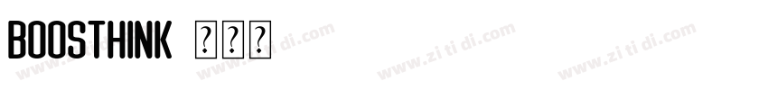 boosthink字体转换