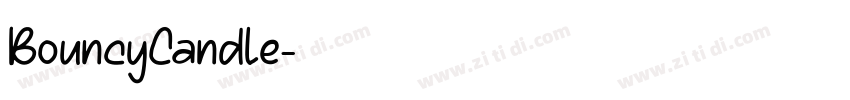 BouncyCandle字体转换