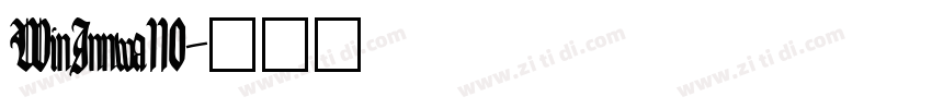 WinInnwa110字体转换