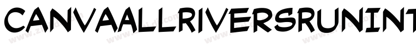 CanvaAllRiversRunInt字体转换
