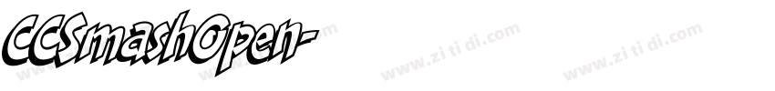 CCSmashOpen字体转换