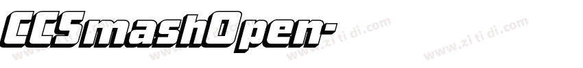 CCSmashOpen字体转换