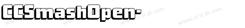 CCSmashOpen字体转换