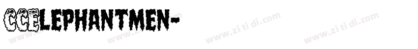 CCElephantmen字体转换