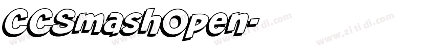 CCSmashOpen字体转换