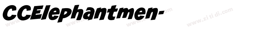 CCElephantmen字体转换