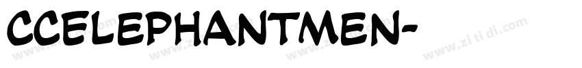 CCElephantmen字体转换