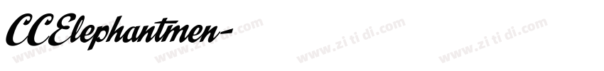 CCElephantmen字体转换