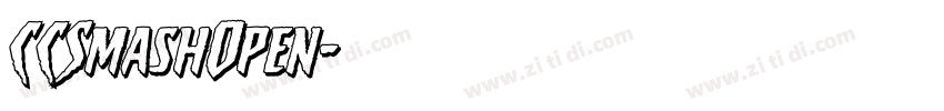 CCSmashOpen字体转换