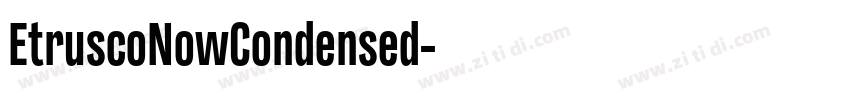 EtruscoNowCondensed字体转换