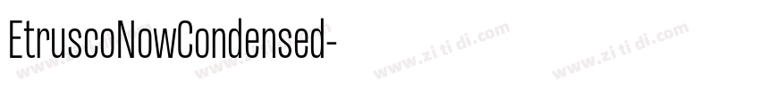 EtruscoNowCondensed字体转换