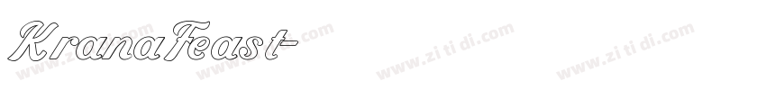 KranaFeast字体转换