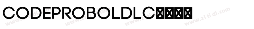 CodeProBoldLC字体转换