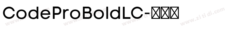 CodeProBoldLC字体转换