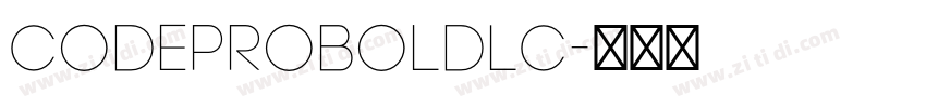 CodeProBoldLC字体转换