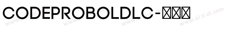 CodeProBoldLC字体转换