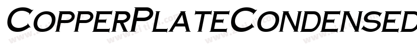 CopperPlateCondensed字体转换