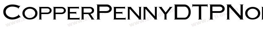 CopperPennyDTPNormal字体转换