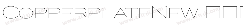 CopperplateNew字体转换
