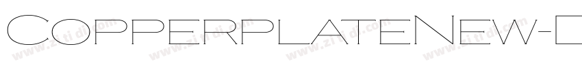 CopperplateNew字体转换