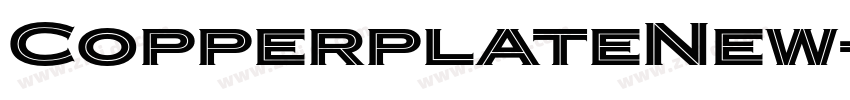 CopperplateNew字体转换