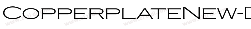CopperplateNew字体转换