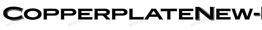 CopperplateNew字体转换