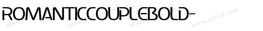 RomanticCoupleBold字体转换 RomanticCoupleBold字体转换