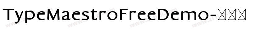 TypeMaestroFreeDemo字体转换