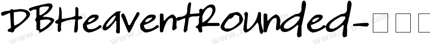 DBHeaventRounded字体转换