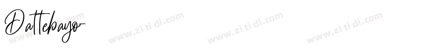 Dattebayo字体转换