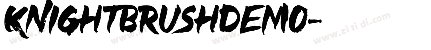 KnightBrushDemo字体转换