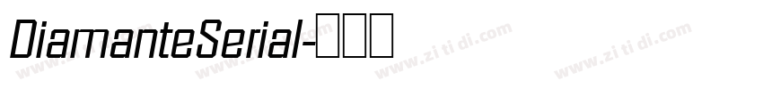 DiamanteSerial字体转换