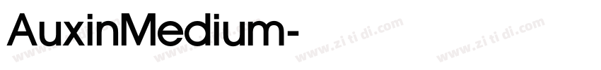 AuxinMedium字体转换