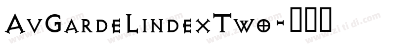 AvGardeLindexTwo字体转换