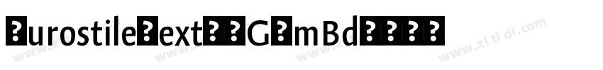 EurostileNextWIGSmBd字体转换