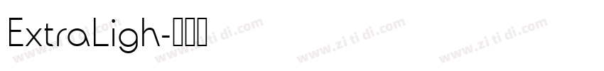 ExtraLigh字体转换