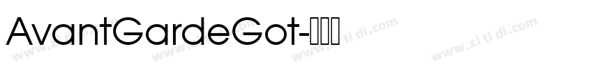 AvantGardeGot字体转换