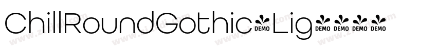 ChillRoundGothic_Lig字体转换