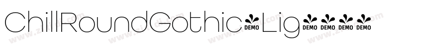 ChillRoundGothic_Lig字体转换