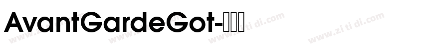 AvantGardeGot字体转换